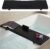 Black Bamboo Bathtub Tray Caddy with Adjustable Legs, for Standard Tub