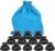 Silicone Cupping Therapy Sets Cups Massage, 12pcs Professional Vacuum Cupping Anti Cellulite Suction Cup for Facial Body Massage, Deep Tissue, Myofascial Release, Pain Relief, Muscle Relaxation(Black)