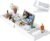 Bathtub Tray Caddy, Expandable Bamboo Bath Tray for Tub