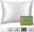 Adubor 100% Silk Pillowcase – Mulberry Silk Pillow Cases, 22 Momme 6A Grade Fibers, Silk Pillow Case for Hair and Skin Health, with Hidden Zipper (Standard 20”×26”, Ivory White, 1PC)