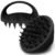 38 Finger Enlarged Scalp Massager Hair Growth,Head Massager,Silicone Scalp Brush Shampoo Brush for Hair Care,Scalp Scrubber,Hair Brush Wet Dry Comb,Scalp Exfoliator for Men Women Pets (Black)