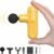 HEYCHY Super Mini Massage Gun Deep Tissue Portable Muscle Massager, 3000RPM