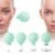 Meifuly Facial Cupping Set, 4 PCS Silicone Vacuum Suction Face Massage Cups, Skin Tightening Kit for Eyes, Face and Body (Green)