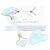Jade roller and gua sha, facial roller, women’s skincare tool, self-care gift, face, eye, neck massager, relieves fine lines and wrinkles, aventurine, opal, rose quartz