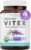 Organic Vitex Chasteberry Supplement for Women – High Strength Chaste Tree Berry Extract Supports Hormone Balance for Women from PMS to Menopause – Filler Free Vegan & Non-GMO (4 Month Supply)