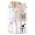 Rotating Makeup Organizer, DIY 8 Adjustable Layers Spinning Skincare Storage, Cosmetic Display Case with Brush Holder and Perfume Tray, Multi-Function Vanity Bathroom Countertop Organizer Clear