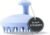 SXNSE Revive Silicone Scalp Massager – Manual Scalp Scrubber & Exfoliator Brush for Dandruff, Buildup & Itch – Scalp Shampoo Brush for Wet & Dry Hair with Soft Bristles and Easy-Grip Handle, Arctic