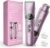 2-in-1 Electric Bikini Trimmer for Women: Dual Head Pubic Area Body Hair Shaver for Womens – Rechargeable IPX6 Wet Dry Razor with LED Display for Female – Painless Facial Removal Ceramic Blade Shavers