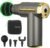 Jancane Mini Massage Gun, Deep Tissue Muscle Massager with 6 Speeds & 4 Heads, Super Quiet Handheld Percussion Massager for Pain Relief, Athletes, Office Workers & Parents, Portable Gift