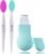 REVEX Silicone Nose Blackhead Remover Tool Set,Blackhead Scraper Tool,2Pcs Pore Cleaning Brush, Face Scrubber Skin Spatula, Pore Scrubber for Deep Cleansing,Face Exfoliator Scrubber for Women Men