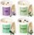 AOOVOO Calm Candles Set for Women – 4 Pack Soy Candles for Home Scented