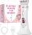 Electric Shaver for Women, Rechargeable Electric Razor,Wet Dry Lady Hair Remover, IPX7 Waterproof, for Legs (Rose Gold)