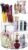 COYAHO 360 Rotating Makeup Organizer, Spinning Countertop, Cosmetic Holder Shelf, Make Up Organizers and Storage for Bedroom, Transparent