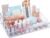 STORi Audrey Clear Vanity Makeup Organizer | 15-Compartment Holder for Brushes, Eyeshadow Palettes, & Beauty Supplies | Stacks on Audrey Storage Drawers | Made in USA