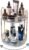 Asayuee 360 Rotating Makeup Organizer,2 Tier Large Capacity Make Up Organizers and Storage,Skincare Perfume Vanity Organizers,Bathroom Cosmetics Storage Organizer Countertop(Clear-2 Tier)