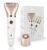 Electric Razor for Women – Painless 2-in-1 Women Shaver Hair Remover for Face, Legs and Underarm, Portable Waterproof Bikini Trimmer Wet and Dry Cordless Lady Hair Removal – Micro USB Recharge