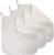 Exfoliating Washcloth (3 Pack), Shower Cloth for Body and Face Exfoliator Scrubber, Two Sides Exfoliate Shower Rag Wash Cloths Nylon Cotton Loofah Sponge Scrub Towel estropajos para el cuerpo