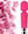 Portable Quiet Vibrating Mini Massager for Women & Men, Personal Handheld Electric Massager for Back Neck Shoulder Muscle Pain Relief & Relaxation, 20 Modes 8 Speeds (Red)