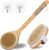 TEMEAYE Dry Brushing Body Brush Natural Boar Bristle & Wood Handle 2Pcs-Set