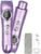 Dual Head Bikini Trimmer for Women, Rechargeable Shaver with LED Light