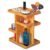 Bamboo 360 Degree Rotating 12 inches Makeup Organizer, Cosmetic Organizer