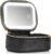 Mini Makeup Bag with Led Mirror, Small Travel Make up Bag 3 Light Modes Adjustable Brightness, for Women Organizer Cosmetic Bag, Portable Travel Train Toiletry Bag, for Pool Parties Work Touch-Ups