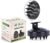 AL-IHSAN Scalp Massager Shampoo Brush – Soft Silicone Bristles Scalp Brush for Hair Growth – Hair Scrubber for Exfoliation and Dandruff Removal – Stress Relief Head Massager for All Hair Type – Black