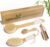 Dry Brushing Body Brush, Natural Boar Bristle Dry Brush, Bamboo Exfoliating Body, Face, Foot, Long Handle Back Scrubber Brush, Meridian Pressure for Lymphatic, Cellulite
