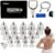 Cupluw Cupping Set, 24 Cups Cupping Kit for Massage Therapy, Chinese Cupping Therapy Set with Magnetics, Professional Vacuum Cupping Set for Cellulite Reduction Muscle Pain Relief with Manual Pump