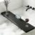 Elegant Black Bamboo Bathtub Tray Caddy, 31″ L Adjustable for Standard Tub