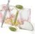 Stainless Steel Gua Sha & Jade Roller Set, Facial Massage Tools for Skin Firming, Facial Sculpting & Daily Self Care