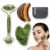 Lymphatic Contour Face Brush, 3 in 1 Facial Massage Tools, Lymphatic Face Brush with Natural Jade Roller & Gua Sha Set for Lymphatic Drainage, Face Sculpting