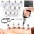 Cupping Kit for Massage Therapy Set with Pump 12 Massage Cups for Cellulite Reduction Muscle Back Pain Relief Physical Therapy