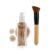 Body Shimmer Oil with Vitamin E, Glow Body Oil with Brush, Rose Gold