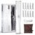 Dermaplane Razor for Women Face, Painless Sonic Dermaplane Tool with 10 Upgraded Micro Mesh Dermaplaning Blades, Women’s Facial Exfoliation & Peach Fuzz Hair Removal System (Pearl White)
