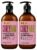 Curly Hair Shampoo and Conditioner Set – Sulfate Free and Color Safe – For Wavy, Frizzy, Fine, Black and Permed Styles – Moisturizing for Men and Women – Deep Curl Hydrating Products with Argan Oil