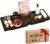 Bambüsi Bathtub Tray for Tub – Brown Bamboo Bath Tray, Expandable Wooden Bath Caddy Tray with Wine Holder, Book and Tablet Stand, Bathroom Accessories, Tub Table, Spa Bath Gifts for Women and Couples