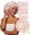Kitsch XL Satin Bonnet for Sleeping – Cherry Print