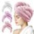 my novel things 3 Pack Microfiber Hair Towel Wrap for Curly Hair Women
