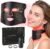 7-in-1 Red Light Therapy for Face & Neck, Skin-Friendly Silicone Red Light Therapy Mask with 324 LEDs, 5 Brightness Levels & 20 Mins Timer, Led Face Mask Light Therapy for Home & Travel
