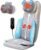 Shiatsu Neck and Back Massager with Heat,2D&3D Kneading Back Massager for Fatigue Relief Deep Tissue, Massage Chair Pad with Adjustable Dual-Neck Massager, Portable Back Massager for Chair