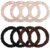 8 Pcs Neutral Color Silk Scrunchies Set, Glossy Satin Scrunchies for Women and Girls, Mulberry Silk Hair Ties for Thick Curly & Thin Hair Soft Ponytail Holder No Damage