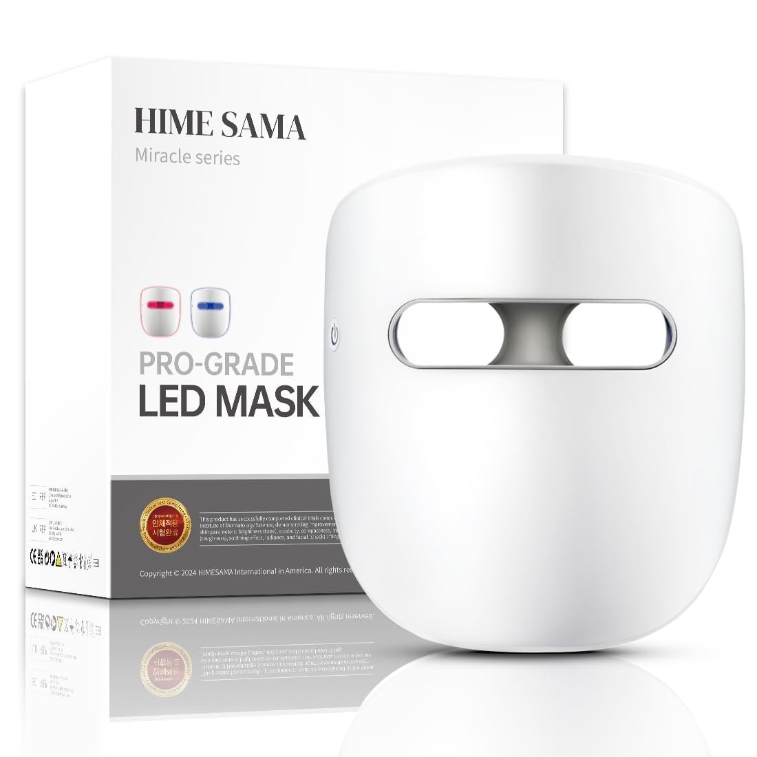HIME SAMA LED Face Mask, FSA,HSA Eligible, 8 Color LED Mask, Miracle ACE
