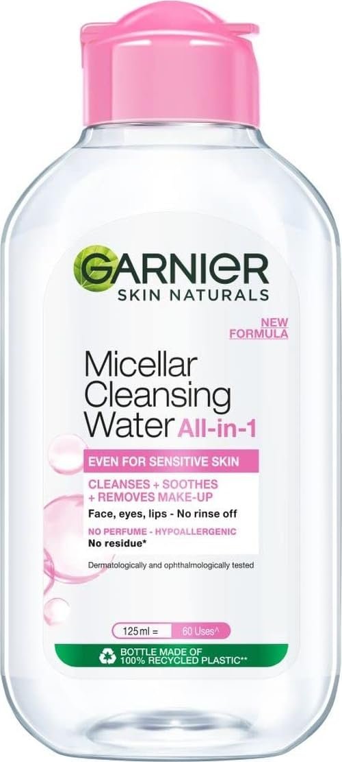 Garnier Skin Naturals Micellar Cleansing Water, 125ml