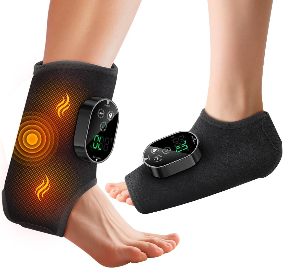 Cordless Foot Massager for Neuropathy Plantar Fasciitis Pain Relief, 1Pair
