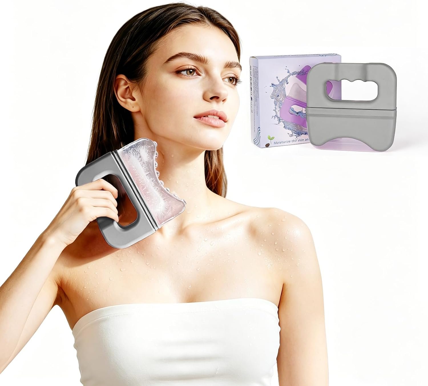 Ice Rollers for Face & Eye & Neck-Handheld Ice Face Roller Massager