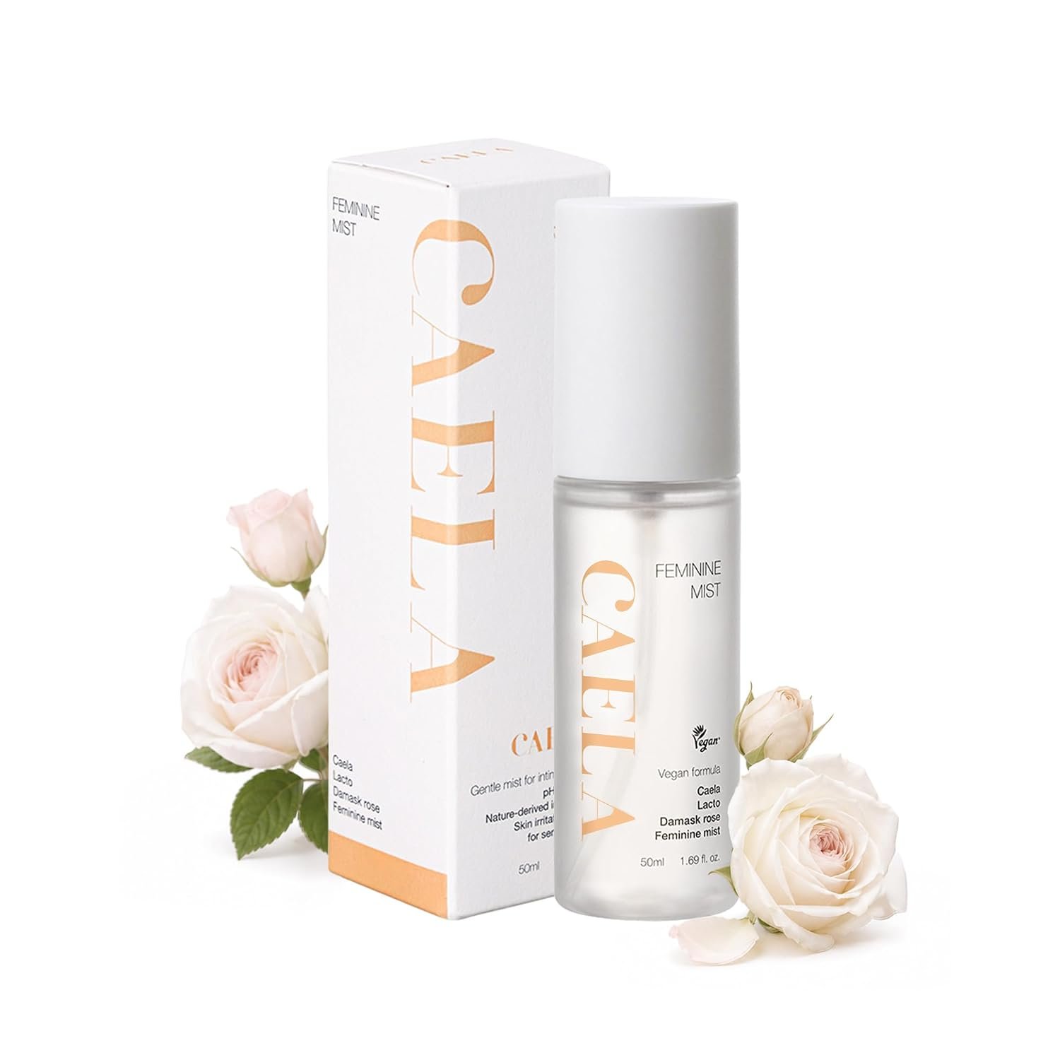 CAELA Feminine Spray, pH-Balanced, Daily Freshness, Travel Size, 1.69 Fl Oz