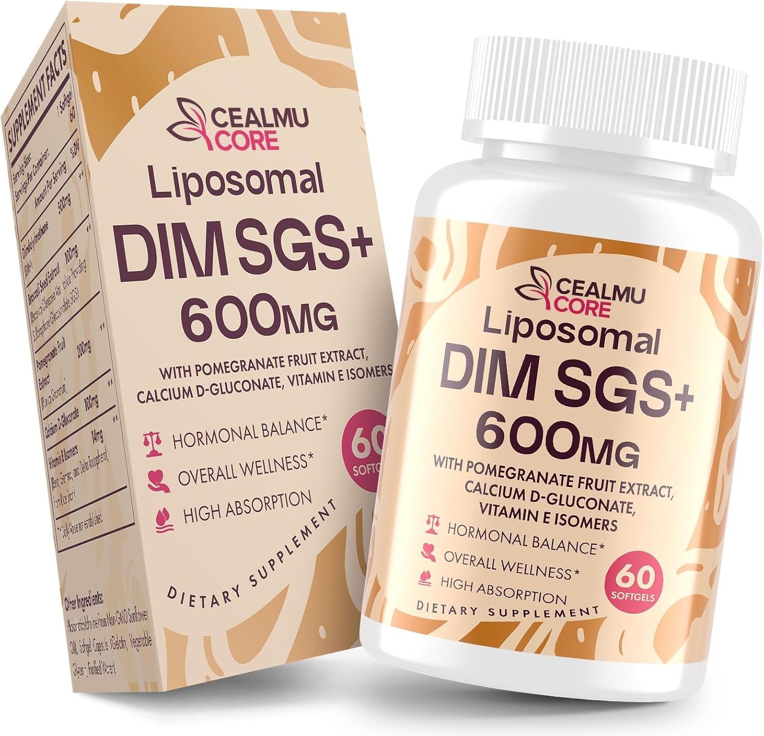 Liposomal DIM SGS Supplement 1 Pack- Estrogen Supplements