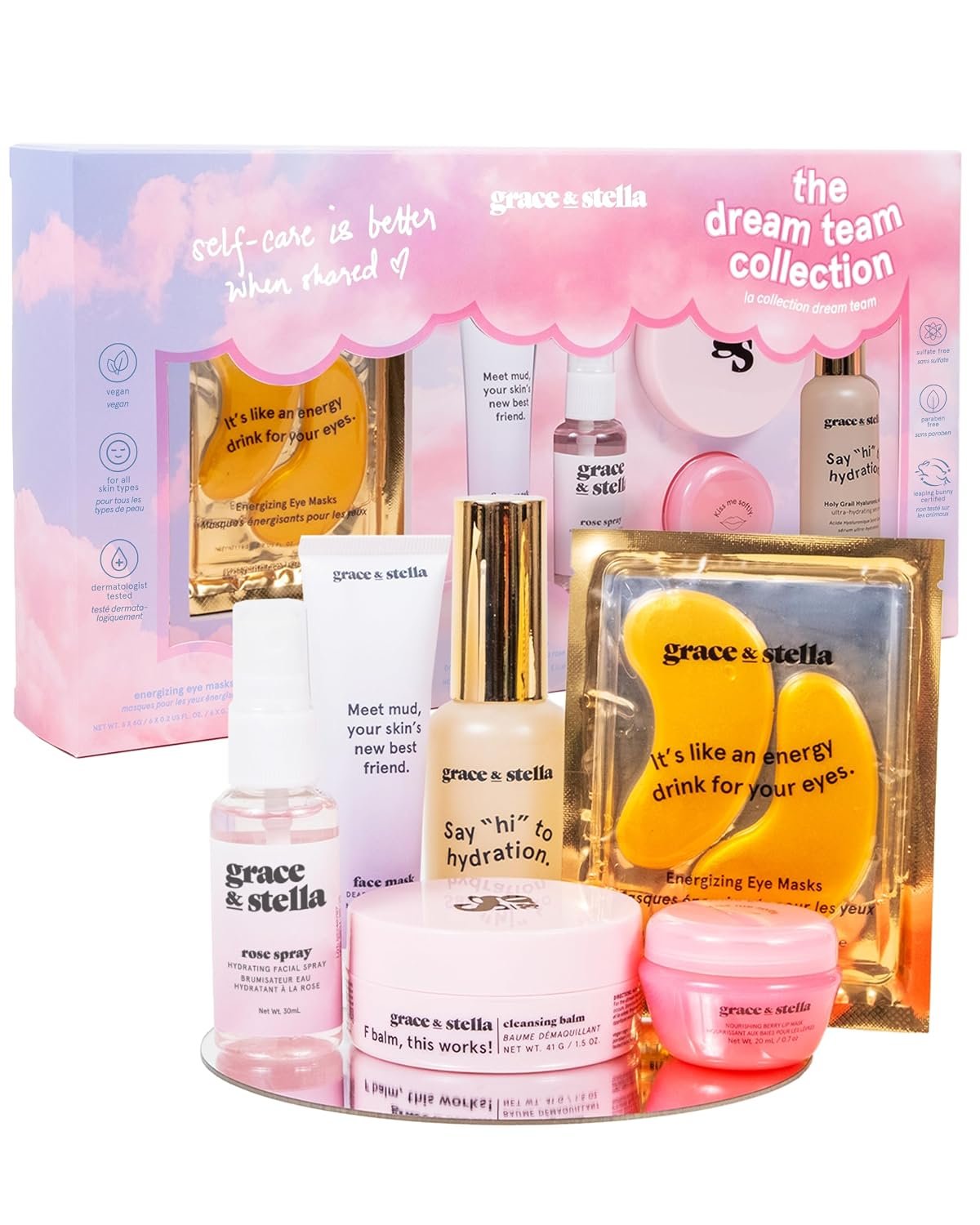 grace & stella Award Winning Skin Care Set – Gift Set for Women