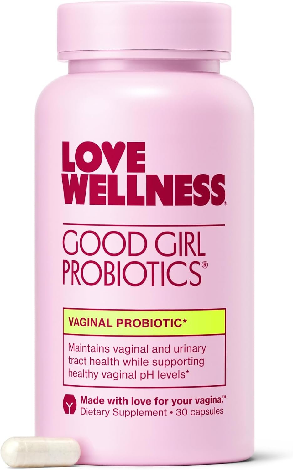 Love Wellness Good Girl Vaginal Probiotics | 9-Strain | 30-Day Supply